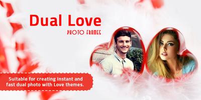 Dual Love Photo Frames-poster