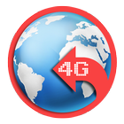 3G - 4G Fast Internet Browser أيقونة