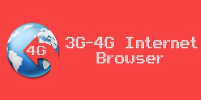 3G - 4G Fast Internet Browser الملصق