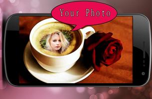 Coffee/ Coffee Mug Photo Frame Cartaz