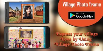 Village Photo Frame Affiche