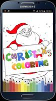 Christmas Coloring Pages الملصق