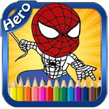 SuperHero Coloring Book icône