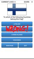 Country Flags, Flags Quiz Game capture d'écran 3