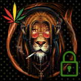 weed lion reggae marley theme icône