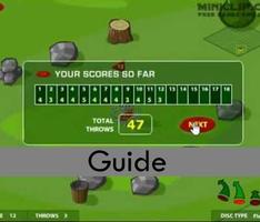 Guide for Disc Golf Game Affiche