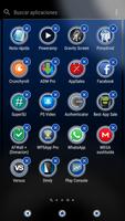 BlackSánBlue | Xperia Theme screenshot 3