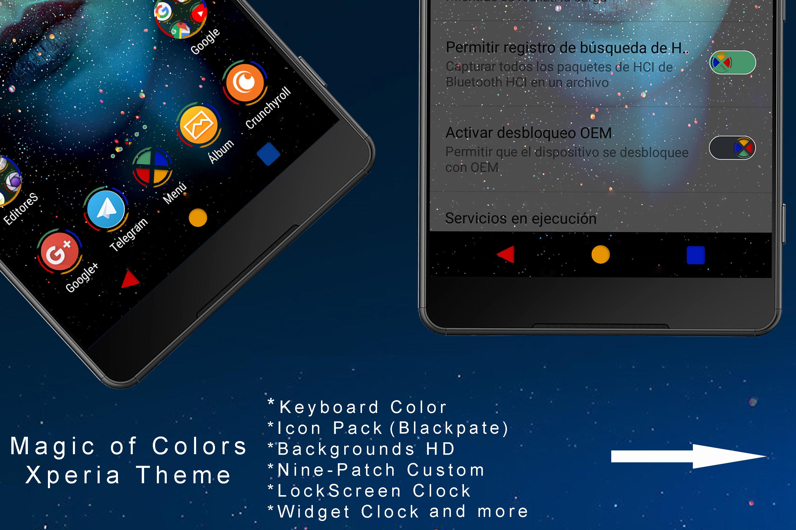 Magic Of Colors : Xperia Theme for Android - APK Download