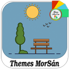 Minimalist Day : Xperia Theme آئیکن