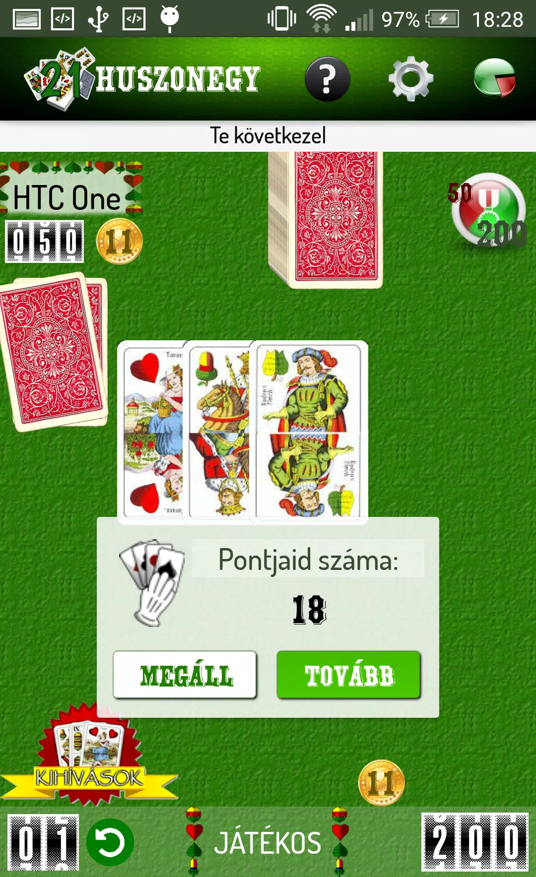 Huszonegy - magyar kártyával APK for Android Download