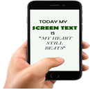 Screen Text Widget APK
