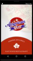 American Grill - Food Delivery Plakat