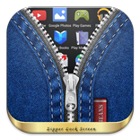 Jeans Zipper Lock Screen