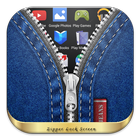 Icona Jeans Zipper Lock Screen