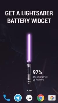 Lightsaber Battery Widget poster
