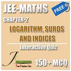 JEE MATHS LOGARITHM, SURDS AND icon
