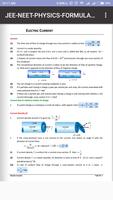 JEE-NEET-PHYSICS-FORMULA EBOOK-VOL-2 capture d'écran 3