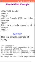 HTML Programs capture d'écran 3