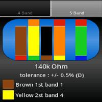 resistor color code capture d'écran 2