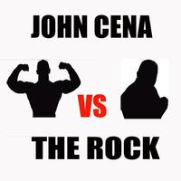 JOHN CENA VS THE ROCK poster