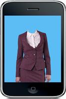 Business Woman Photo Suit Affiche