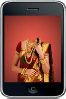 Marriage Saree Photo Suit Poster