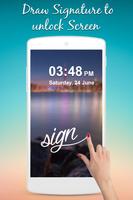 Signature Lock Screen syot layar 2