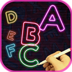 Glow Drawing ABCD أيقونة