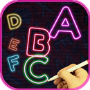 Glow Drawing ABCD APK