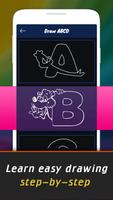 Glow Drawing ABCD تصوير الشاشة 1
