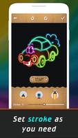 Glow Drawing Cars تصوير الشاشة 3