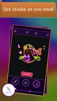 Glow Drawing Fish تصوير الشاشة 3