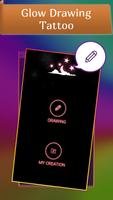 Glow Drawing Tattoo الملصق