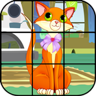 Jigsaw Puzzle Cats-icoon