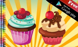 Jigsaw Puzzle Cupcakes پوسٹر