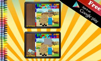 Jigsaw Puzzle Farm Animals capture d'écran 3
