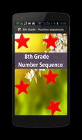 8th Grade - Number Sequence Affiche