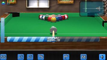 Classic Billiard 3D poster