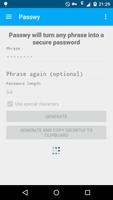 Passwy - Password Generator capture d'écran 1