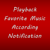 play music when notified-icoon