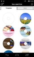 Disc Label Print Affiche