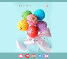 Cute Theme-Colorful Candy- Affiche