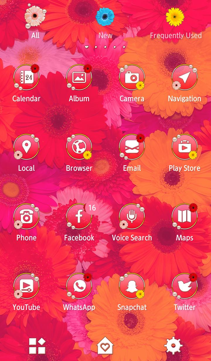 Android 用の 花壁紙アイコン カラフルなガーベラ 無料 Apk をダウンロード