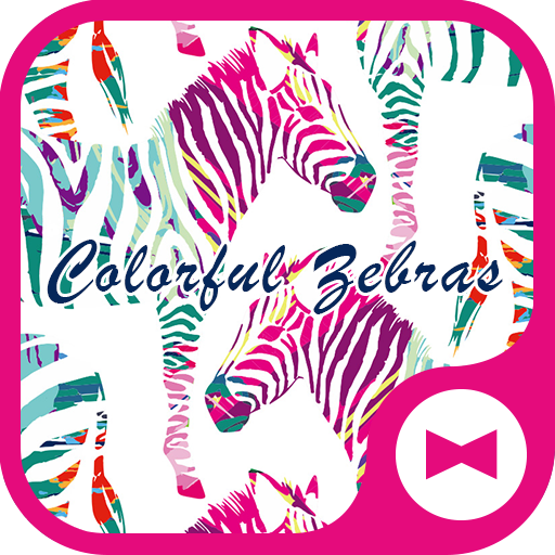 Colorful Zebras Theme +HOME