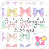 APK Cute Colorful Ribbons Theme