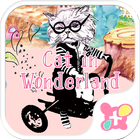 Cute Theme-Cat in Wonderland- icon