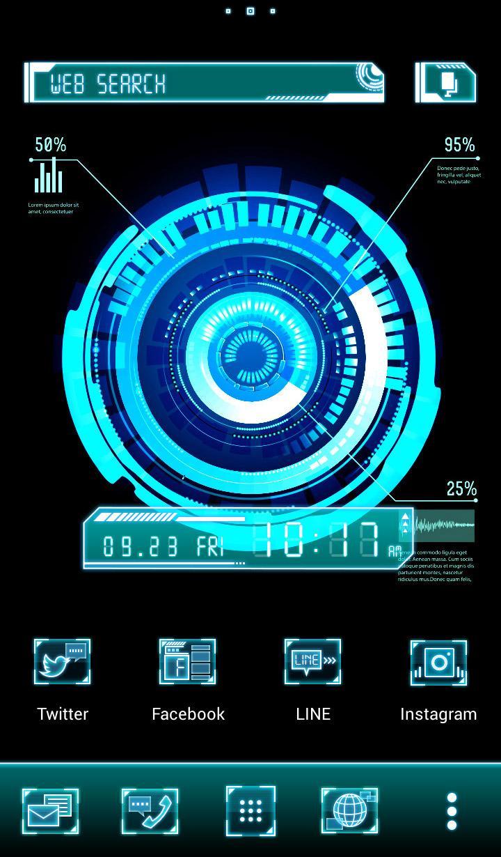 Cyber Interface Theme Home For Android Apk Download