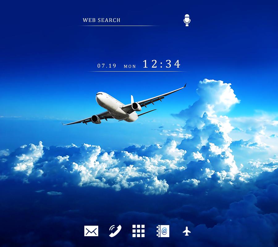 天空主題 桌布青空與飛行機安卓下載 安卓版apk 免費下載