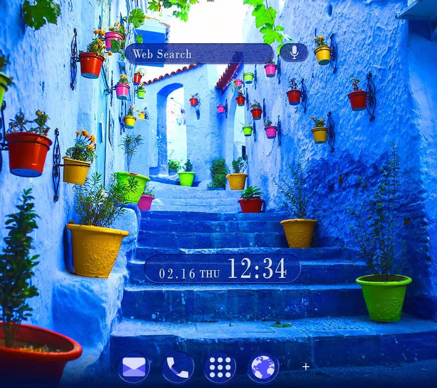 Blue Chaouen Theme Home Apk For Android Download