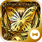 Gothic Butterflies Theme Zeichen